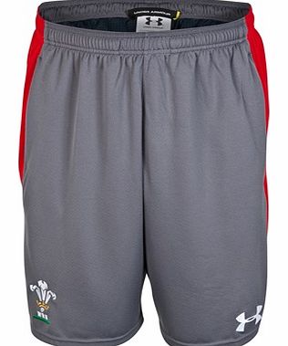 Under Armour Wales Rugby Union 9inch Short - Graphite/Red