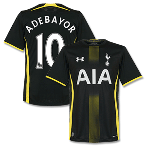 Underarmou Tottenham Away Adebayor Shirt 2014 2015