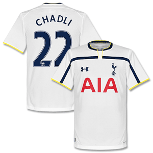 Underarmou Tottenham Home Chadli Shirt 2014 2015