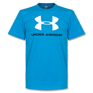 Under Armour Sportstyle Logo T-Shirt - Sky/White