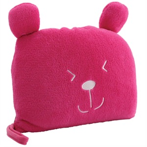 Bears Snuggle Blanket and Pillow - Pink