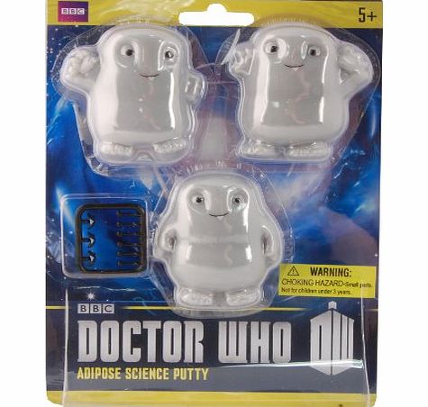 Underground Toys Doctor Who Adipose Putty Stress Toy Pack of 3