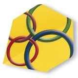 Unicorn Olympic Rings Unicorn Dart Flight