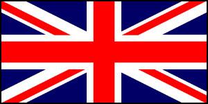 Union Jack paper flag, 11`` x 8``