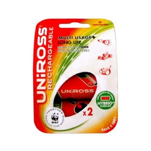 Uniross 2 x D Cell Converted AA Multi Usage