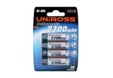 Uniross 2700mAh AA Rechargeable Battery - FOUR PACK