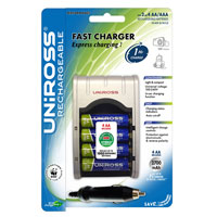 Uniross Fast 1 Hour AA and AAA Battery Charger  