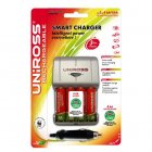 UniRoss Smart Charger Plus 4 x AA Longlife Hybrio
