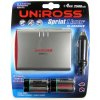 The Sprint 1 Hour charger is supplied with four Uniross 2700mAh High capacity AA NiMH batteries  it 