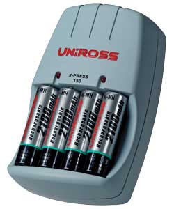 uniross photo battery charger instructions