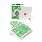 United States Playing Card Company Bicycle Cards Poker Sized Green Backed