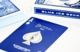 United States Playing Card Company Blue Ice Deck (Face and Back) with Gaff Cards - Bicycle Poker Size Playing Cards