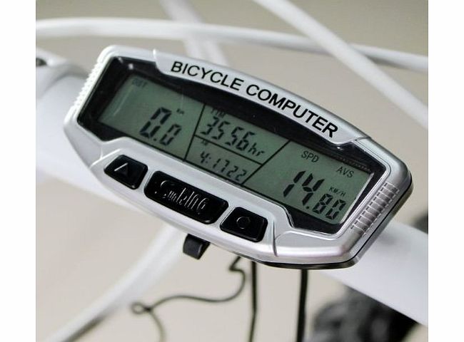 UniversalGadgets WIRED WATERPROOF BICYCLE BIKE CYCLE COMPUTER SPEEDOMETER ODOMETER