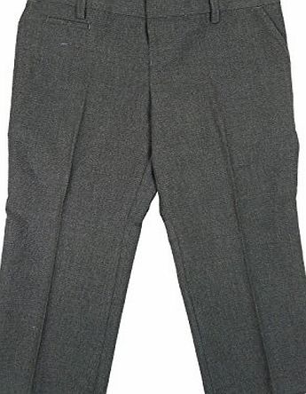 Unknown Boys Ex Chain Store Plain Smart School Trousers GREY sizes from 2 to 16 Years