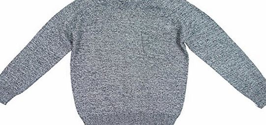 Unknown Boys Lightweight Grey Knitted Cotton Jumper Sweater Topsizes from 3 to 13 Years