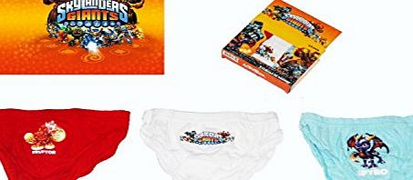 Unknown Boys Skylanders Giants Pants Underwear - Pack of 3 Briefs - 3 Sizes Available (2 - 3 Years)