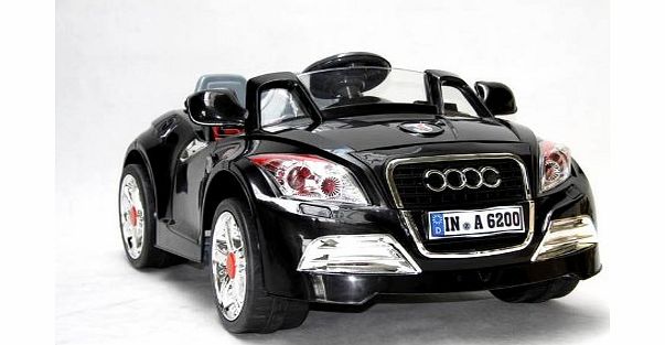 Unknown Kids Ride On Audi TT Black, Reachargeable Battery, 4 Ways Remote Control, MP3 Audio Input