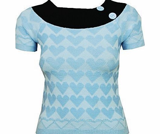 Unknown Ladies Top CLEHART Sky One Size