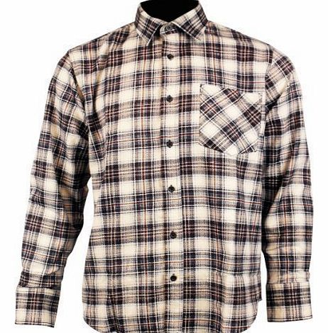 Unknown Mens Boys Flannel Lumberjack Casual Check Shirt Brush Cotton Work Long Sleeve XL