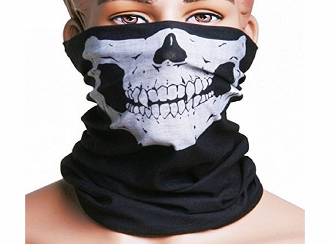 Unknown Motorcycle Skull Mask / Wear Headgear Neck Warmer Cycling Goggles Bandana Balaclava Half Ski Skiing Winter Store Shop Item Stuff Protective Hannibal Cheap Skeleton Scary Funny Unique Mouth Full Motorb