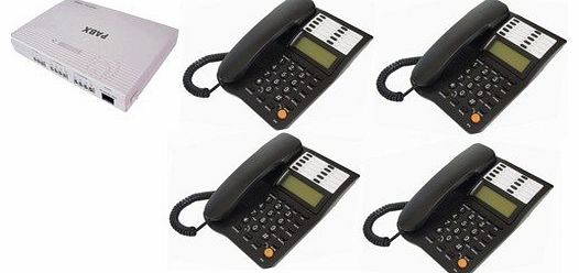 Unknown Office 308 Phone System 3 Lines / 8 Users INCLUDES 4 Phones, can be self installed