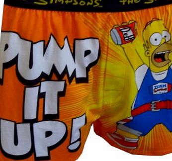 Unknown Simpsons Underwear, Mens Homer Pump It Up Boxer Shorts, Small, Waist 28 - 30``