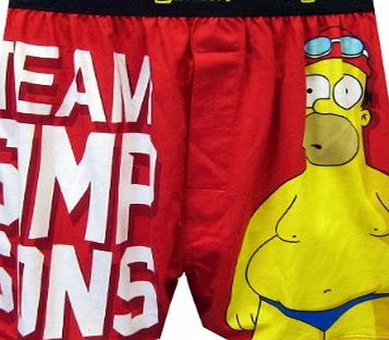 Unknown Simpsons Underwear, Mens Simpsons Underwear, Homer Swimming Champion Boxer Shorts, Medium, Waist 32 - 34``