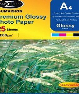 Sumvision 200gsm A4 Gloss paper