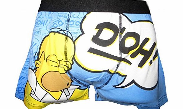 Unknown The Simpsons Homer Mens 1 Pack Boxer Shorts Trunks Size Small