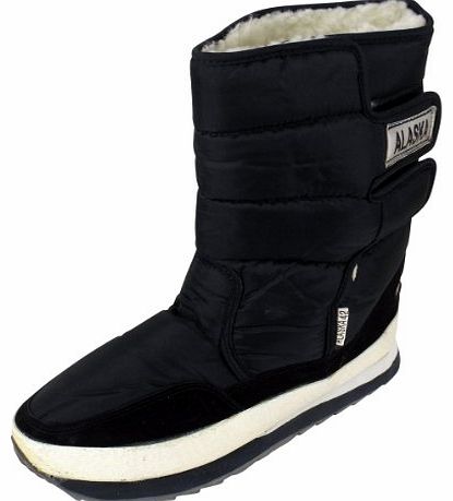 Unknown Womens Shearling Snow Quilted Thermal Warm Winter Moon Jogger Rain Boots UK 8