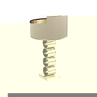 0391 TLAN - Antique Brass Table Lamp