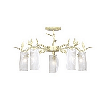 042 5CR - Cream and Gold Ceiling Light