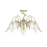 Unbranded 087 5CR - 5 Light Cream and Gold Ceiling Light