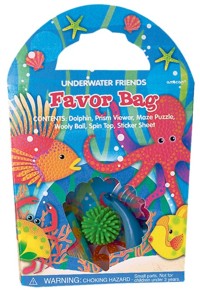 Unbranded 1 Party Favour Bag - Underwater Friends