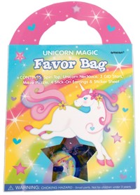Unbranded 1 Party Favour Bag - Unicorn Magic