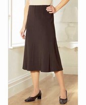 Length 29 inches. Attractive panel skirt. For all occasions. All round elasticated waist for ease an