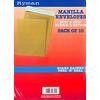 Ryman 12.5 x 10.5 board backed peel and seal envelopes. Pack of 10