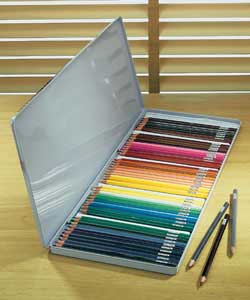 Each colouring pencil is slim with a hexagonal barrel creating a firmer grip.