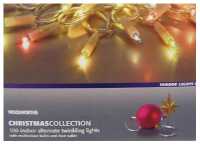 100 Coloured Twinkling Lights
