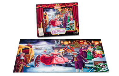 Pantomine Cinderella puzzle, a festive scene jigsaw!