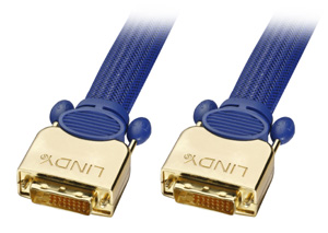 The LINDY Premium Gold DVI-D Dual Link Super Long Distance cable use a specially developed and optim
