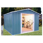 Unbranded 10x8 Titan Metal Apex Shed with Floor Frame