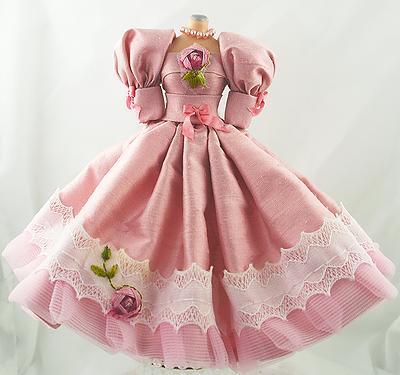 1:12 Scale Handcrafted Miniature Ball Gown On