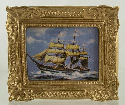 1:12 Scale Miniature Tall Ship Print