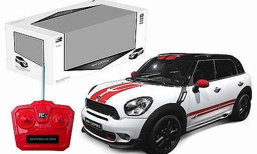 Car Specs 1. Drives on 27Mhz frequency 2. Plastic body and rubber tyres 3. Working lights 4. Works at maximum of 25m from controller Take one of the most popular cars in the world for a spin - the Mini Cooper Itandrsquo;s a 29.5cm long version of the