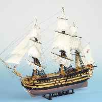 200 years after Trafalgar you can build a 1:146 plastic kit of the flagship HMS Victory  to