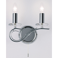 Unbranded 1210 2CH - Polished Chrome Wall Light