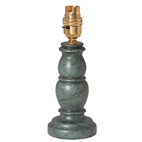 Stylish alabaster table lamp in a jade finish please note that lamp shade is not included. Height - 