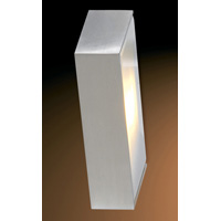 Unbranded 1417 - Large Satin Silver Wall Light