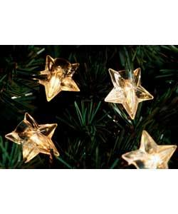 Unbranded 150 Low Voltage Clear Star Christmas Lights